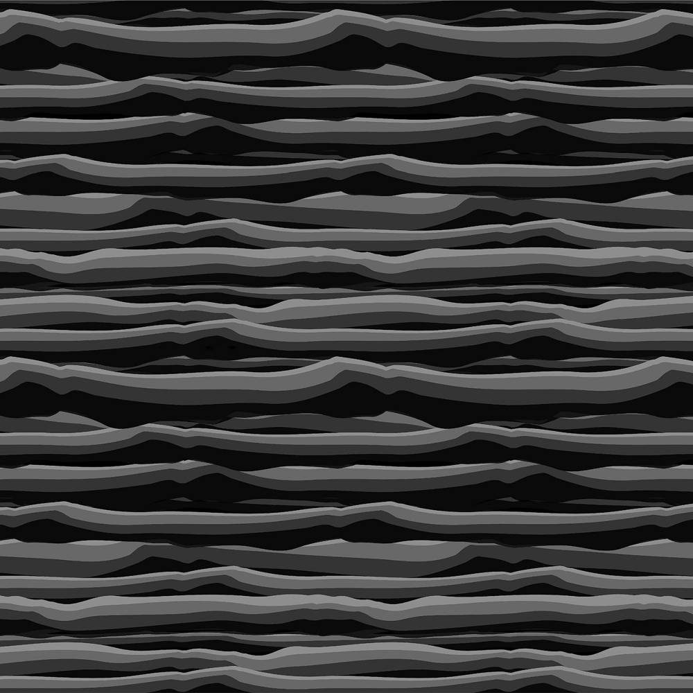 15,90EUR/m Jersey Wavy Stripes von Lycklig Design in schwarz grau Bild 1