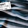 15,90EUR/m Jersey Wavy Stripes von Lycklig Design in schwarz grau Bild 6