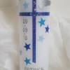 Taufkerze Sterne blau ,  für Jungs , Größe 25 x 6 cm Bild 3