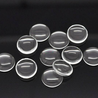 20 klare Glas-Cabochons 22mm – Runde Kuppelsteine zum Basteln & Schmuckherstellung