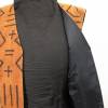 Damenweste Afrika, handgewebtes Baumwolltuch mit Naturfarben, braun-schwarz Bild 3
