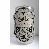 Glasmanschette Banderole Salz Spirits verstellbar bestickt Bild 1