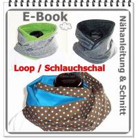 E-Book - Loop /Schlauchschal / Rundschal, Nähanleitung und Schnitt Bild 1