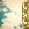 Poster Riesenrad mit Gondeln vor nostalgischem Vintage-Wolkenhimmel, Wandbild Print Druck, Größe 45 x 30 cm Bild 2
