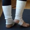 Yogasocken, Ballettsocken, Pilates-Socken, Wolle, Seide, handgestrickt Bild 2