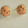 Manschettenknöpfe mit modellierten Cookies aus Fimo Polymerclay Cufflinks Bild 2