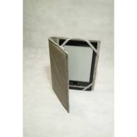 e-reader Hülle, handgemacht aus Leder und Wollfilz, in grau, stabil, Universalgröße, von Dieda Bild 1