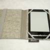 e-reader Hülle, handgemacht aus Leder und Wollfilz, in grau, stabil, Universalgröße, von Dieda Bild 2