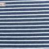 0,20m Jersey „Campan" Streifen/Ringel jeansblau meliert/weiß Hilco Bild 1
