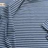 0,20m Jersey „Campan" Streifen/Ringel jeansblau meliert/weiß Hilco Bild 2