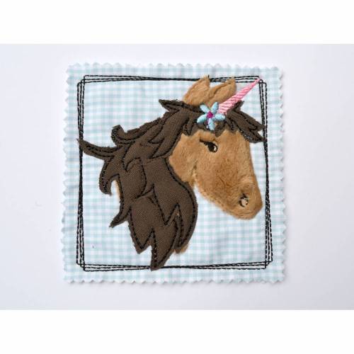 Stickdatei Pferd Einhorn SET 10x10cm