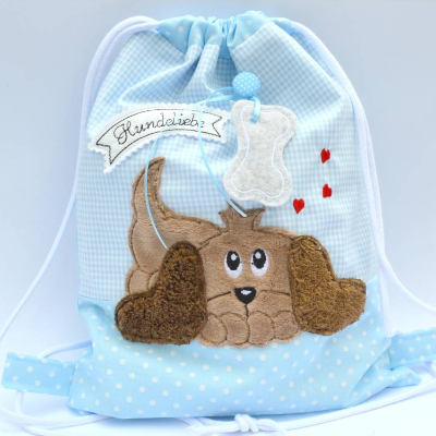 Stickdatei Hund liegend SET 13x18cm