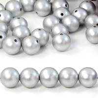 Kunststoff - Perlen, 70 Stück, rund ± 14mm - Fädelloch ± 2,5mm, für die Schmuckgestaltung Bild 1