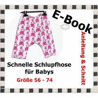 E-Book - BabySchlupfhose Gr. 56-74, Nähanleitung und Schnitt Bild 1