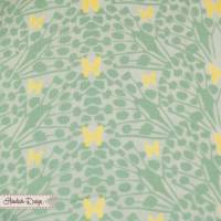 Baumwollstoff „Monarch Grove" Schmetterlinge seegrün/gelb Camelot Fabrics Bild 1