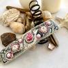 Armband handgestickt in den Farben silber, rosa, weiß - Kristalle und Glasperlen - Hochzeits-Schmuck  Bild 2