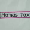 Schlüsselanhänger handgestickt "Mamas Taxi" Bild 6