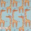 20cm Flanell „Playful Cuties" Giraffen hellblau 16,90EUR/m 3 Wishes Fabric Bild 4