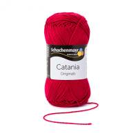 Catania Baumwolle Garn Schachenmayr weinrot 192 Bild 1