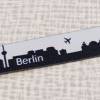 50m (1,30EUR/m) Berlin Skyline Webband schwarz/weiß Bild 3