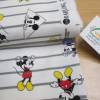 Jersey, Baumwoll Jersey , Minnie Mouse, Micky Maus,Streifen, weiß, Digitaldruck Oeko-Tex Standard 100 (1m/15,-€) Bild 2