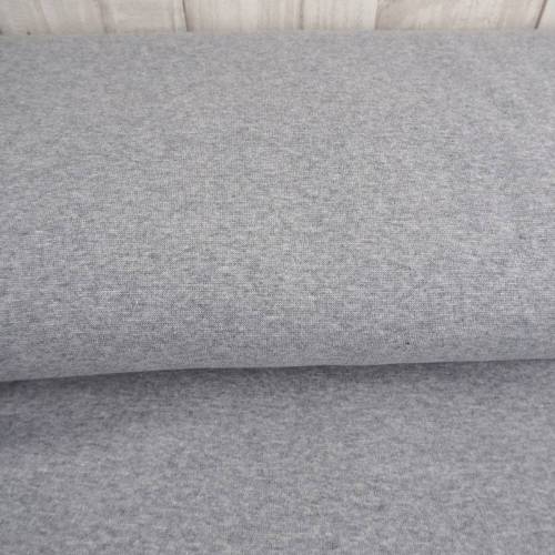 Bündchen grau meliert graumeliert Heike Swafing Stoff