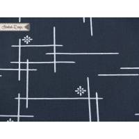 20cm Bio-BW „MERRY HATCH dusk  – Merryweather" Gitter anthrazit 22,90EUR/m birch fabric Bild 1