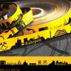 5m Ruhrpott Skyline Webband schwarz/gelb Bild 4