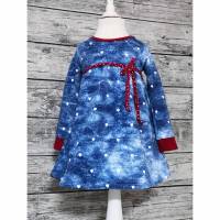 Kleid Größe 98 /104, Kinderkleidung, Mädchenkleid blau Bild 1