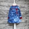 Kleid Größe 98 /104, Kinderkleidung, Mädchenkleid blau Bild 2