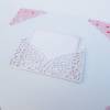 Hochzeit-Karte mit Herz in rosa mit Geldschein-Fach Bild 4