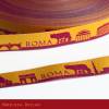 5m Rom / Roma Skyline Webband rot/orange Bild 4