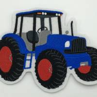 Xxl Aufnäher: Traktor Grün, Rot Oder Blau Bild 5