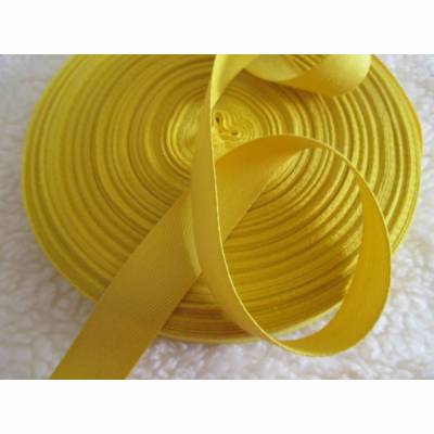1m Köperband Nahtband Breite 20 mm, gelb  (1m/0,50€)