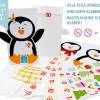 Adventskalender Pinguin zum Befüllen & Basteln DIY Komplettset für Kinder kein Kleber und keine Schere notwendig Weihnachtskalender Bild 2
