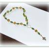 ausgefallener Rosenkranz 10er Perlen mit Charm Kreuz Bild 3