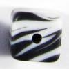 Zebra Polariswürfel 8x8mm matt, Farbe schwarz/weiß Bild 2