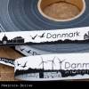 5m Danmark/Dänemark Skyline Webband schwarz/weiß Bild 2