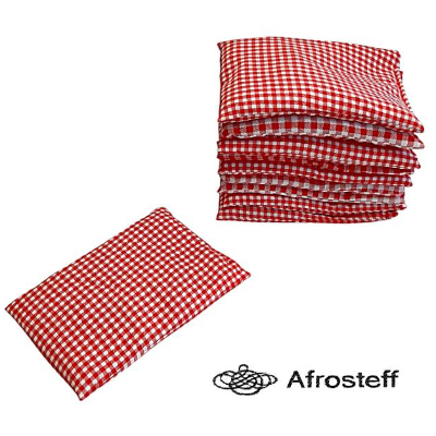 Reislagerungssäckchen, Reissäckchen 1 Stk., für Anwendungen bei Skoliose Erkrankungen rot kariert