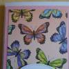 Glückwunschkarte Geburtstag Grußkarte Karte Schmetterlinge Schmetterlingskarte Geburtstagskarte Geburtstagskarte Bild 2