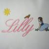 Kinderkissen- Namenskissen Lilly Bild 3