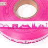 5m Köln Skyline Webband pink/weiß Bild 4