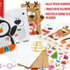 Adventskalender X-Mas Friends zum Befüllen & Basteln DIY Komplettset für Kinder kein Kleber und keine Schere notwendig Weihnachtskalender Bild 2