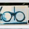 Holzbild - Schweißerbrille Steampunk 20x30 cm, Wanddeko Shabby Style vintage retro modern Dekoration Wandbild Bild 2