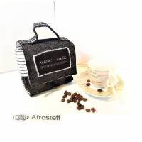 Kaffee-Tassen-Tasche "Kleine Pause"/ Kaffee-Tassen-Tasche/ Geschenktasche/ Gebäcktasche Bild 1