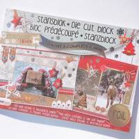 Weihnachtskarten Stanzblock Papierblock Designpapier Karten Weihnachten Bild 1