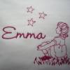 Namenskissen Emma und Sternenmädchen Bild 2