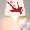 Kinderlampe, Tischlampe "Fußballer mit Namen" Schlummerlampe personalisierbar mit Namen Bild 3