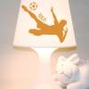 Kinderlampe, Tischlampe "Fußballer mit Namen" Schlummerlampe personalisierbar mit Namen Bild 9