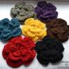 Häkelblume in verschiedenen Farben! Crochet Applikation, Blumen Applikation, 11cm! Bild 2